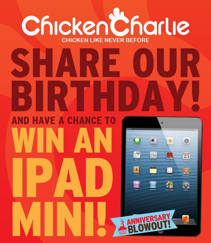 Anniversary blowout: Win an IPAD mini