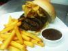 Flame grilled chilli burger