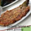 tortang talong with giniling na baboy