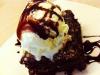 FUDGY BROWNIE ALA MODE