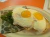 panino praga with fried eggs