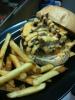 Philly cheese steak burger