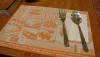 placemat and utensils