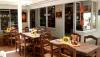 Beautiful outside dining with the view of taal