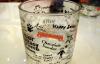 cute service water glass