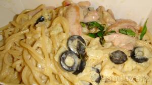chicken alfredo pasta - yellow cab 