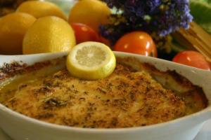 Parmesan Crusted White Fish