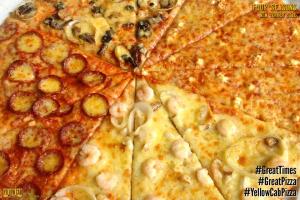 Anchovy Lovers, #4 Cheese, Roasted Garlic & Shrimp 4 seasons