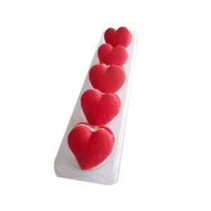 PREMIUM HEART SHAPED MACARONS - VANILLA