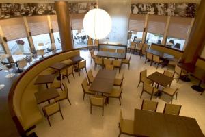 dining area top view