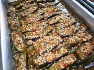 thai eggplant with minced pork and shrimp