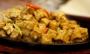 sizzling tofu