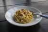 Salted Egg Bacon Fettuccine